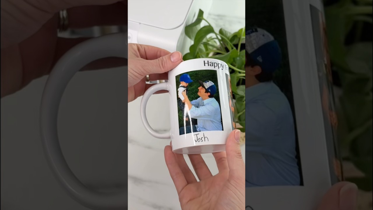 Sublimation Father’s Day Mug + handwritten names #sublimation #sublimationprinting