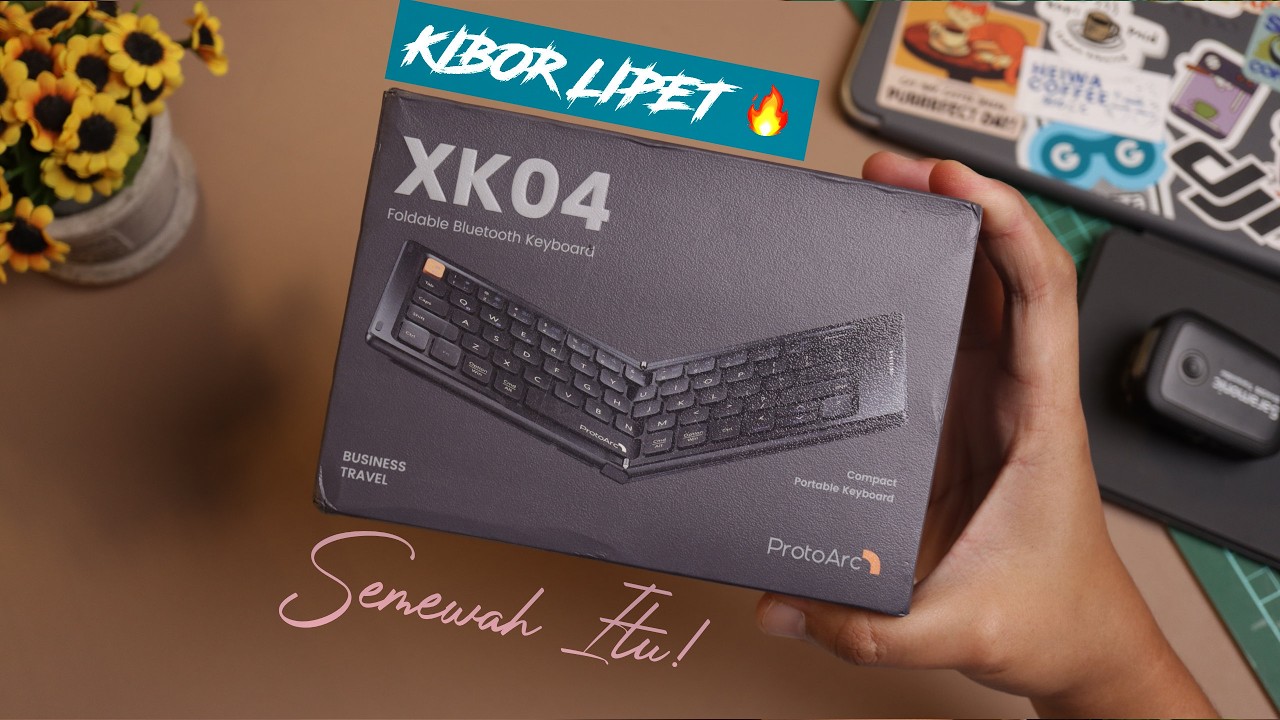 Jajal Langsung ProtoArc XK04, Wireless Keyboard FOLDABLE yang Banyak Di-REQUEST Pemirsa!