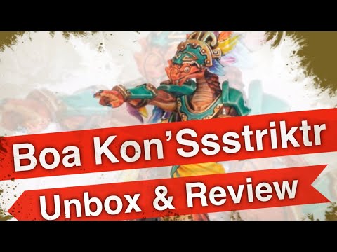 Boa Kon'Ssstriktr Blood Bowl Star Player Unbox & Review  | Forge World (Bonehead Podcast)