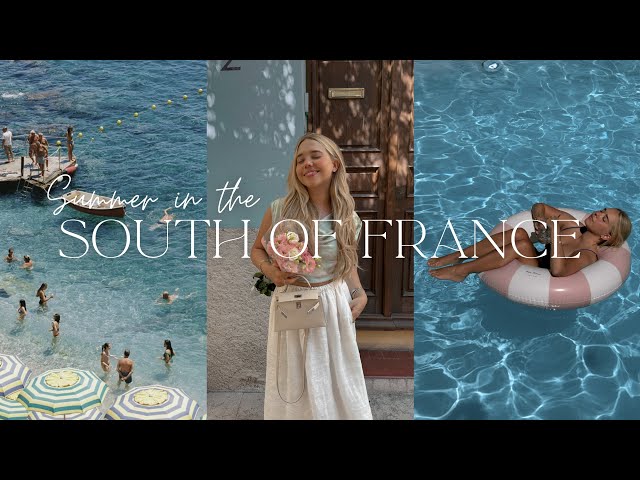 Travel vlog - Summer In The French Riviera: St. Tropez & Nice | Outfits, Food & Beach Days