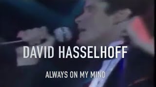 DAVID HASSELHOFF ALWAYS ON MY MIND