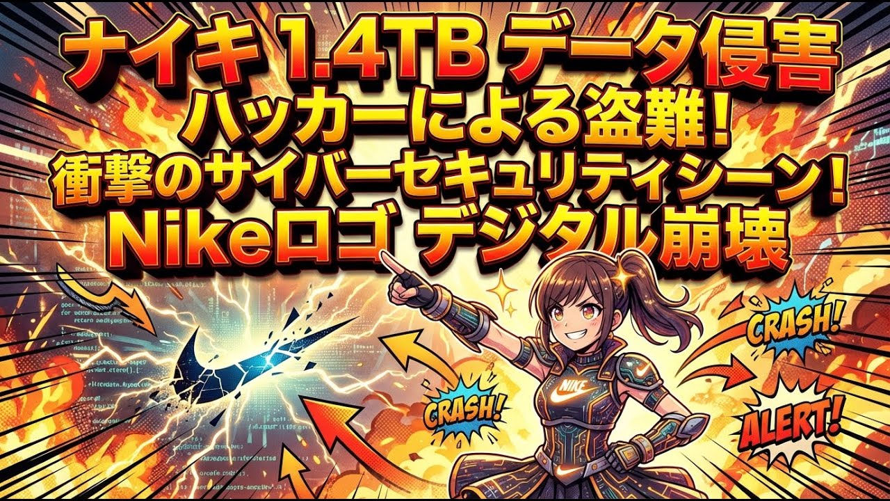 ナイキの全データ1.4TB盗んだ男たちの末路 #shorts
