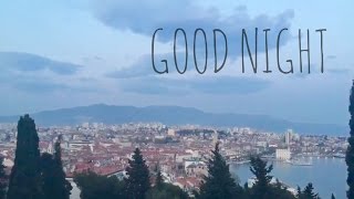 Split Croatia sunset timelapse No1 / good night Split