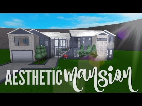 Huge Aesthetic Mansion Bloxburg Houses Aesthetic