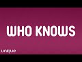 Daniel Caesar Who Knows Lyrics