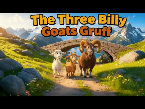 Animated version of the classic fairytale “The Three Billy Goats Gruff” 🐐✨