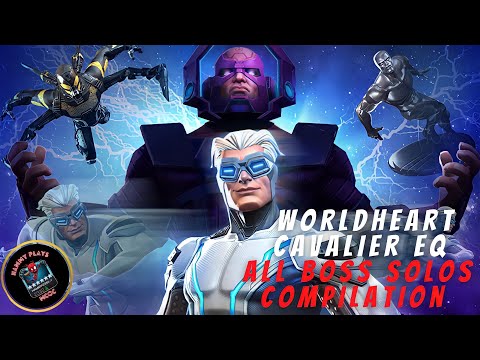 MCOC: Worldheart Monthly Cavalier Difficulty EQ | All 6 Bosses Soloed