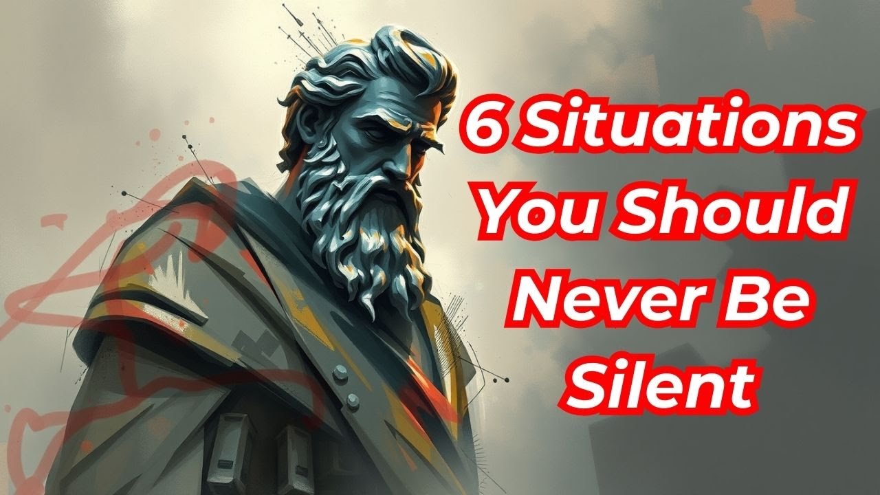 6 Situations Where You Should Never Be Silent | Stoicism