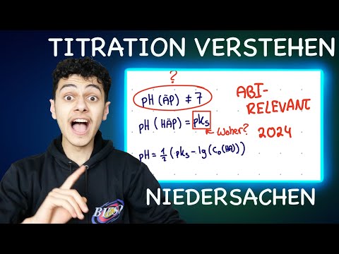 Titration schwacher Säuren| Chemie Abi Niedersachen 24| Ausführlich erklärt