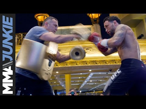 UFC 222's Frankie Edgar open workout