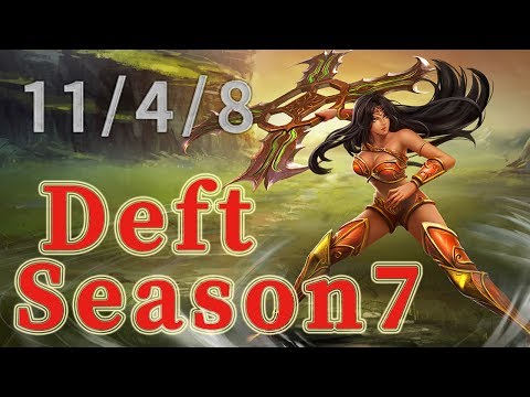 KT Rolster Deft Sivir ADC vs Ezreal Patch 7.10