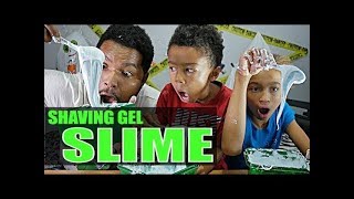 KIDS show Daddy HOW to make SLIME for the FIRST time