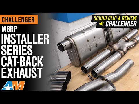 2015-2021 Challenger 3.6L V6 MBRP Installer Series Cat-Back Exhaust Sound Clip & Install