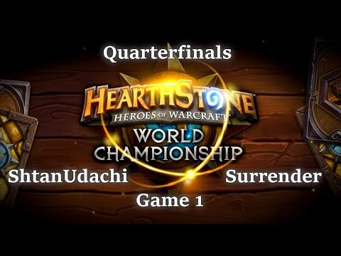 ShtanUdachi vs Surrender game 1 | Quarterfinals | Hearthstone World Championship 2017