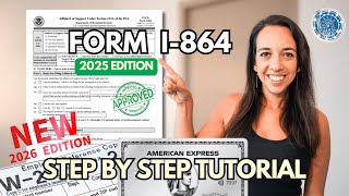 How to FILL OUT NEW 2026 FORM I-864 Affidavit of Support | Step By Step Tutorial
