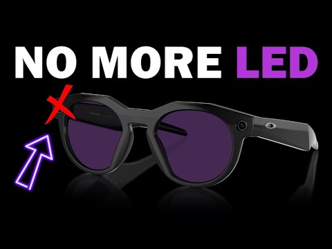 How to remove LED light from Meta AI glasses Ray Ban and Oakley