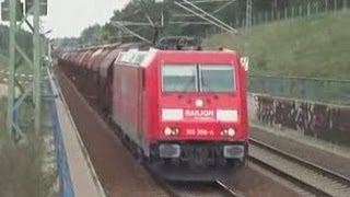 preview picture of video '☆☆☆ DB Schenker Rail 185 308 4 + Selbstentladewagen ☆☆☆'