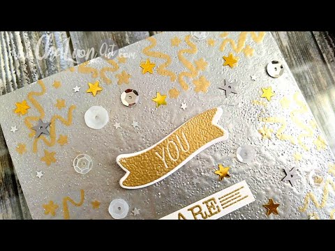 Metallic Background for Cards 