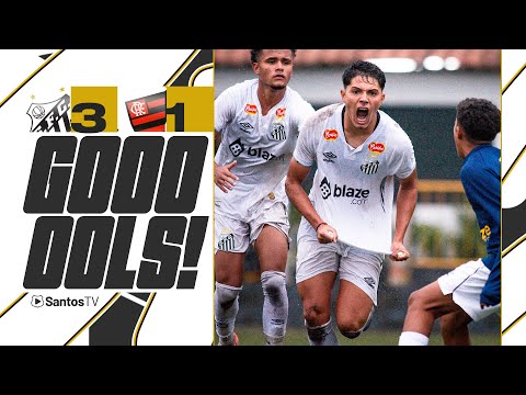 SANTOS 3 X 1 FLAMENGO | GOLS | BRASILEIRO SUB-17 (30/07/24)