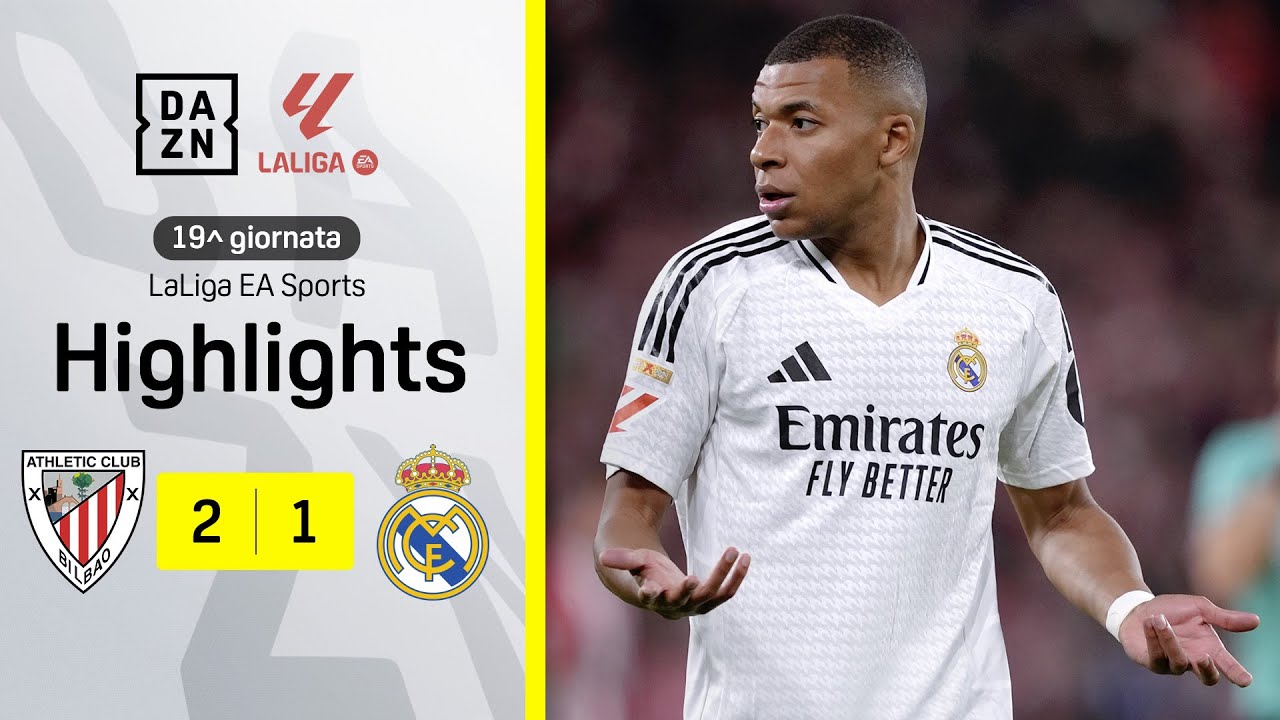 MBAPPÈ e VALVERDE condannano il REAL: Athletic Bilbao-Real Madrid 2-1 | LaLiga | DAZN Highlights