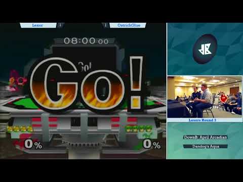 [Melee Singles LR3] Lexor(Fox) vs OstrichGlue(Marth)  [MN Arcaidan 2018]