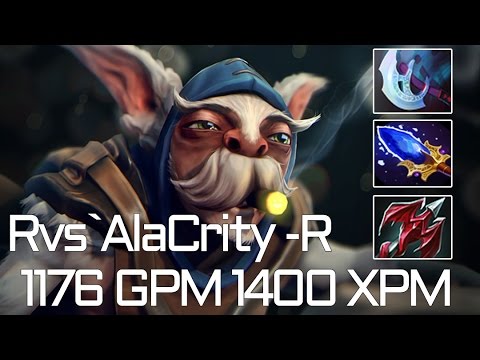 DOTA 2 Rvs.Alacrity Pro MEEPO Gameplay DOUBLE RAMPAGE!!!!