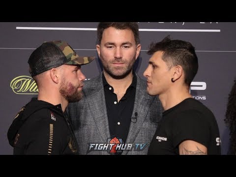 BILLY JOE SAUNDERS AND MARCELO ESTEBAN COCERES FACE OFF IN LOS ANGELES - LOGAN PAUL VS KSI 2