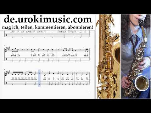 Saxophonunterricht Tenor LSD - Thunderclouds ft. Sia, Diplo, Labrinth Noten Lernen um-i995