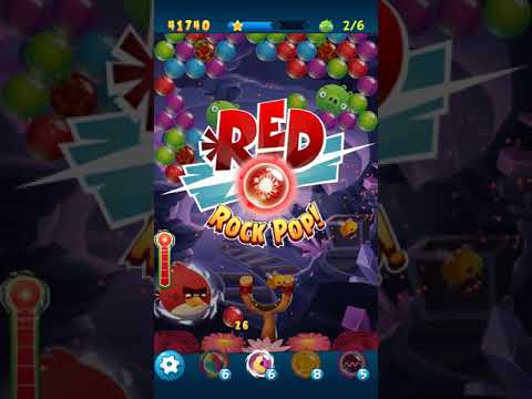 Angry Birds POP Bubble Shooter - Level 61. Gameplay Android walkthrough