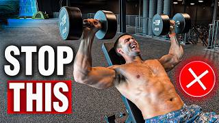 How To PROPERLY Dumbbell Incline Press Like A Pro | 3 Common Mistakes