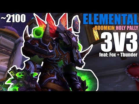 ⚡ Sliding Casters - 2100 ELEMENTAL SHAMAN PVP ilvl 960 - 3v3 ARENA (WoW Legion 7.3.5)