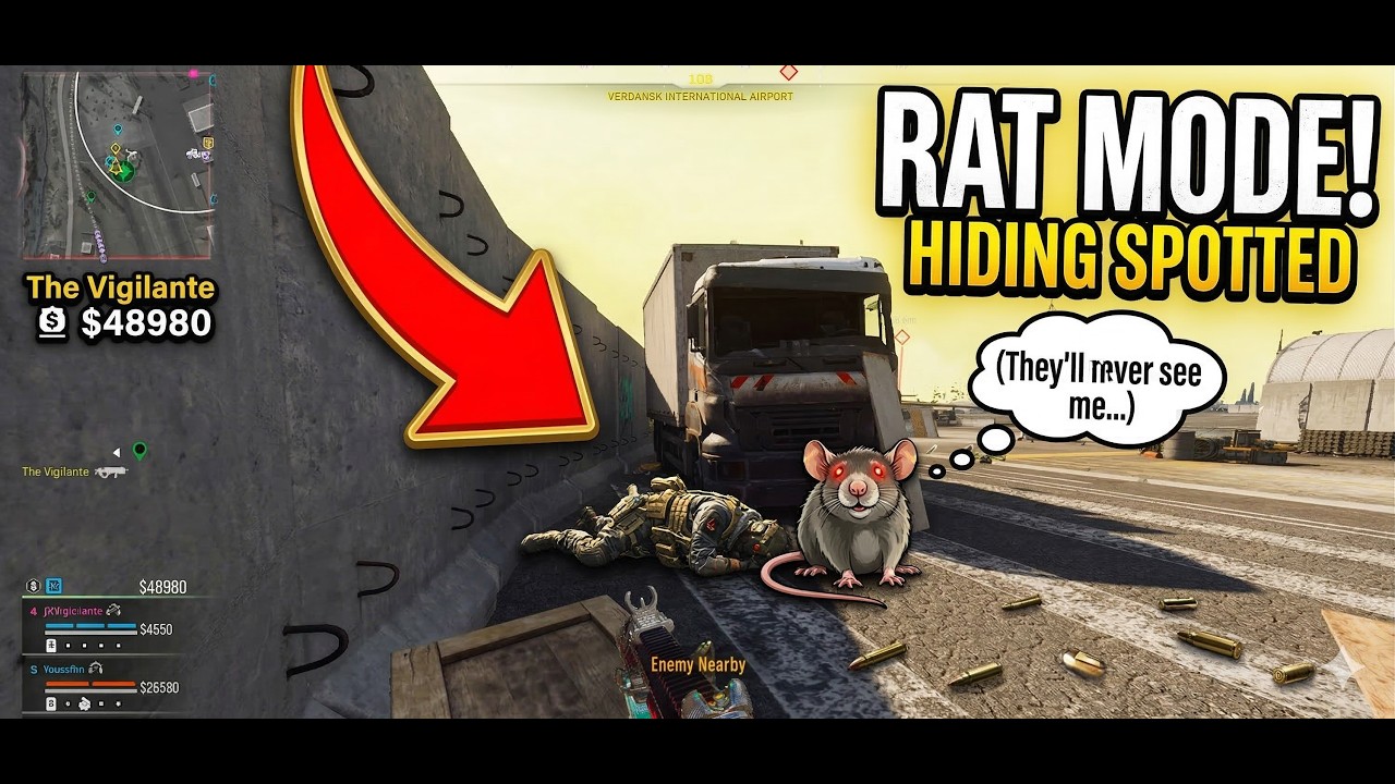 Verdansk Casual Battle Royale with the Boys - My guy turned into a RAT