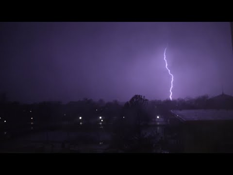 Severe Thunderstorm approaches OU Campus - 12/13/22