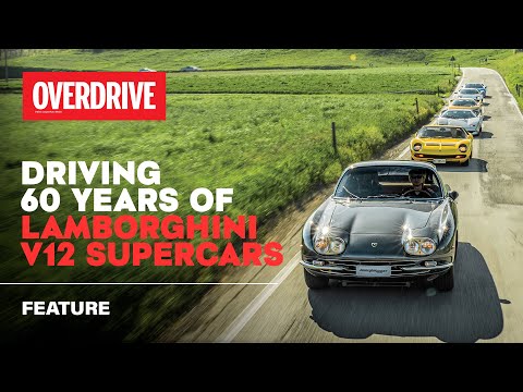 Thumbnail for Driving 60 Years of Lamborghini V12 Supercars | OVERDRIVE by Motorcycle, GAZ, Lamborghini, Supercar, Car