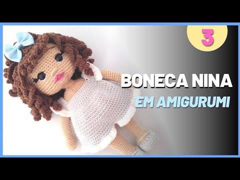 Amigurumi doll Nina - DRESS - Part 03 #amigurumi #doll