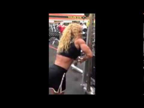 Cathy Lefrancois @ Gold gym Venice, Arnold's Classic 2013