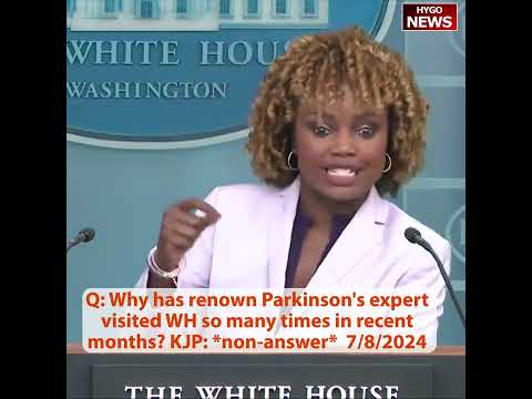 Q: Why renown Parkinson expert visited WHso many times? physician re-evaluate Biden for Parkinson's?