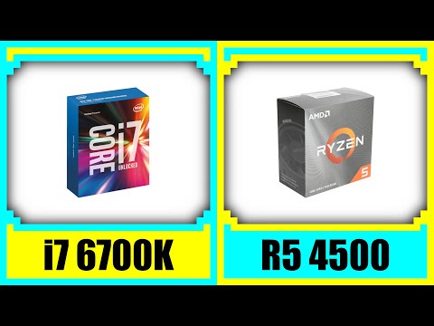 i7 6700K vs Ryzen 5 4500 | RTX 3070 Ti