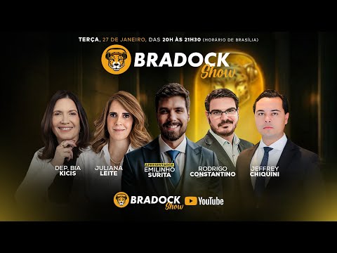 Bradock Show 27/01/26 - Emilinho Surita, Constantino, Bia Kicis, Jeffrey Chiquini, e Juliana Leite