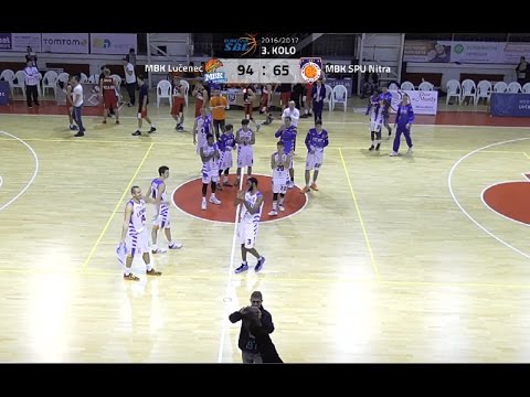 MBK Lučenec- MBK SPU Nitra (3. kolo Eurovia SBL 2016/2017)