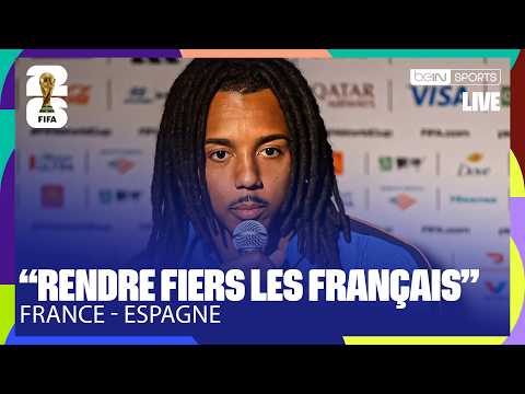 "Rendre fiers les Français !" - Jules KOUNDÉ face à la PRESSE avant FRANCE-ESPAGNE