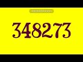 Number 1 To 1000000 By Nathaniel Spang