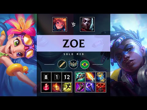Zoe Mid vs Ekko - BR Challenger Patch 25.20