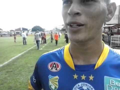 ALEXANDRE - VOLANTE DO BOCA JR NÃO GOSTOU DO EMPATE