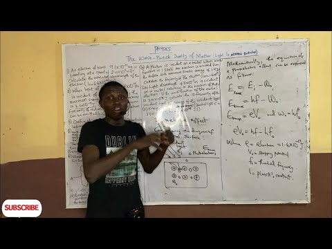 WAVE-PARTICLE DUALITY OF LIGHT - Einstein’s law and photoelectric effects-equation (JAMB & WAEC)