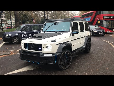 White Mercedes AMG Brabus G800 (G Wagon) G63 Luxury SUV | Watch Da kargo | Luxury London Cars | WDK
