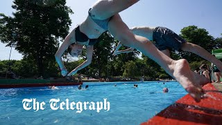 video: Misery for commuters as trains hit by major delays on hottest day of year 