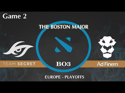 Secret vs Ad Finem Highlights Game 2, The Boston Major 2016 - EU Playoffs Day 1