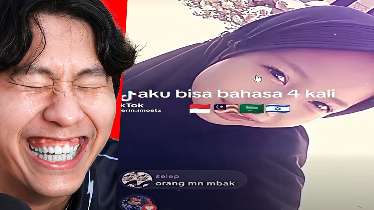 bisa 4 bahasa loh ya.. 😹 - REACT MEME KOCAK