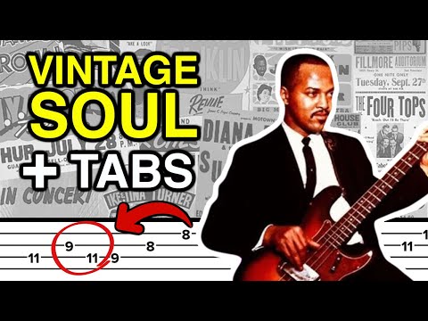 Top 5 VINTAGE SOUL Bass Lines (Tutorial with TABS)